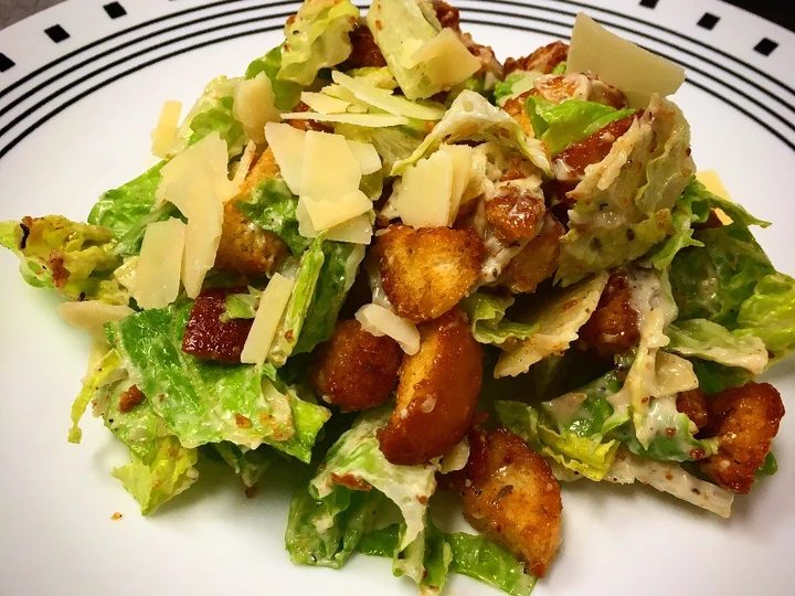 Recipe Caesar Salad, Dressing and Croutons the So Delicious Tasty