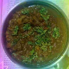 A picture of Pindi chole.