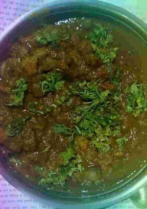 A picture of Pindi chole.