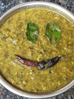 முளைக்கீரை பருப்பு கடைசல் செய்முறை முக்கிய புகைப்படம்