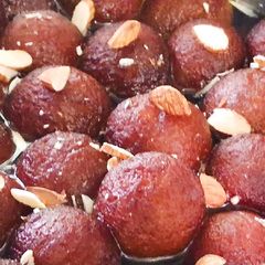 Khava gulab jamun A picture of Khava gulab jamun.