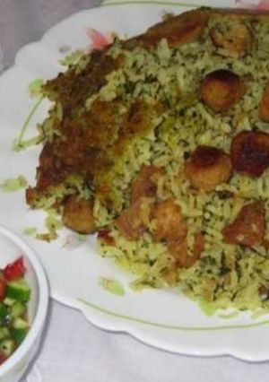 عکسی از دستور کلم پلو شیرازی 😋🥰