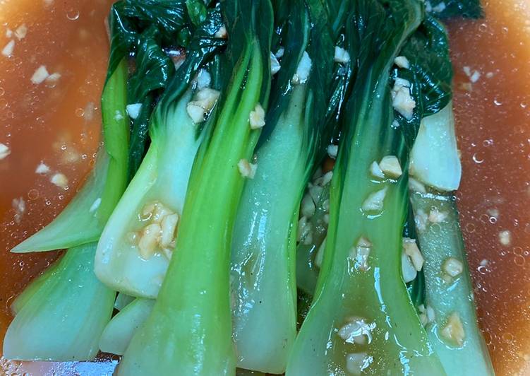 Pakcoy Bawang Putih Saus Tiram Pakcoy Bawang Putih Saus Tiram