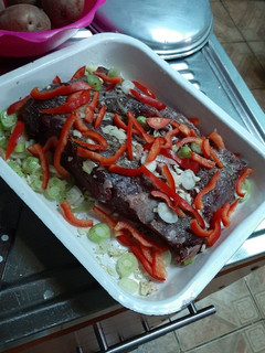 Una foto de Carne al horno