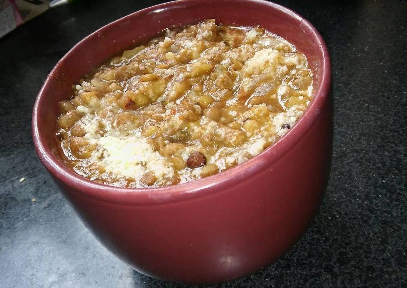 Guiso de lentejas express