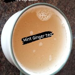 A picture of Mint Ginger tea.