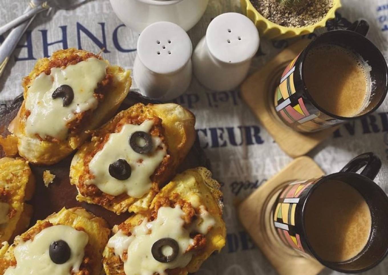 Open face sandwiches