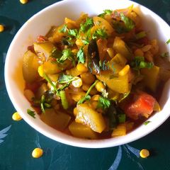 A picture of Bottle gourd sabji.