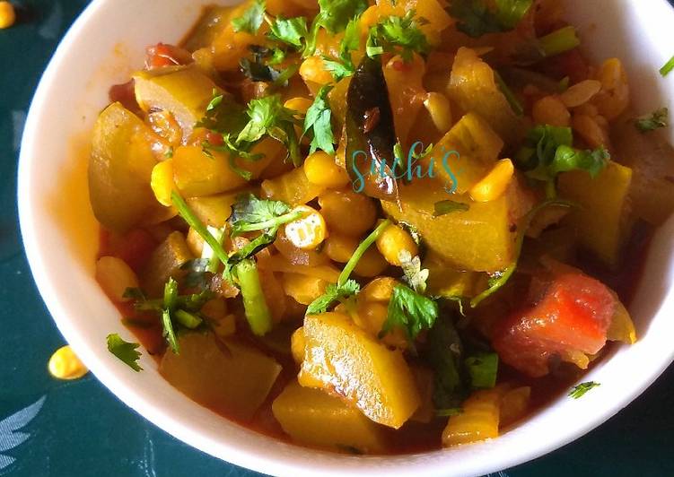 Easiest Way to Prepare Homemade Bottle gourd sabji