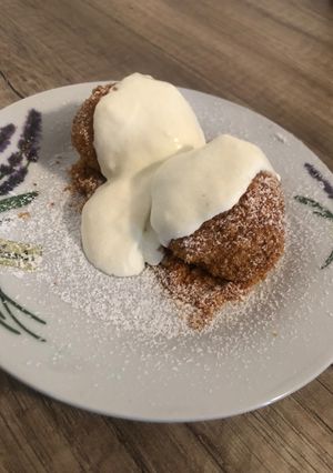 Vaníliás túrógombóc recept fotója