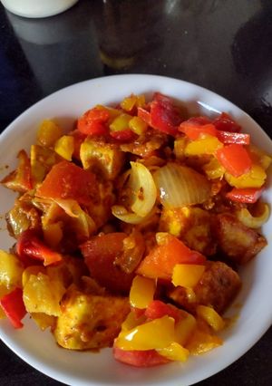 কড়াই পনির(Kadhai paneer recipe in Bengali) রেসিপির প্রধান ছবি