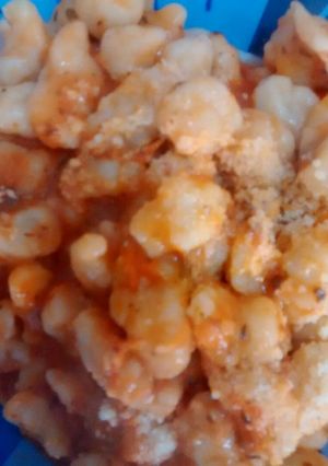 Una foto de Ñoquis con bolognesa