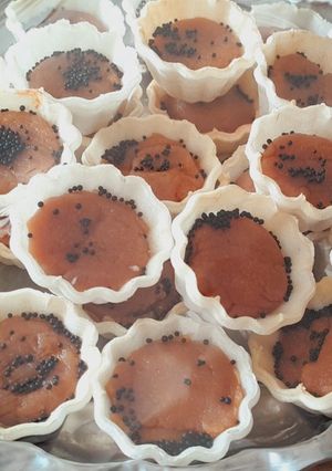 عکسی از دستور حلوای بیسکوییتی با شیره(بدون شکر و آرد فقط با سه قلم)