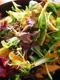 Garden Salad with Miso Ginger Dressing