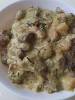 Füstös Stroganoff ragu recept fotója