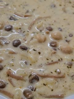 صورة لوصفة لبن مع العدس 😋