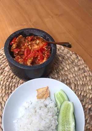 Foto resep Tempe Penyet Sambel Terasi