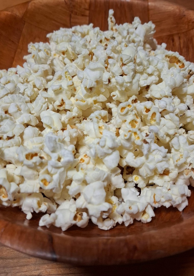 Una foto de Palomitas en microondas cero grasa