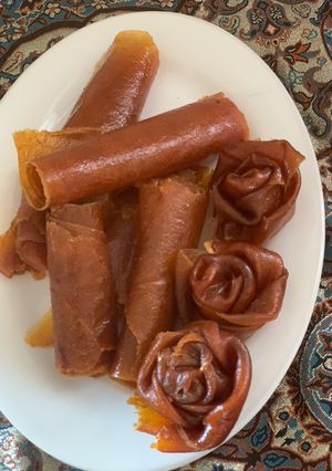 عکسی از دستور لواشک هلو