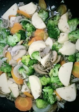 Foto resep Brokoli daging sapi