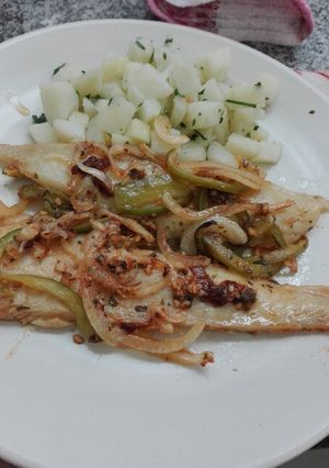 Una foto de Postas de pescado al horno condimentadas