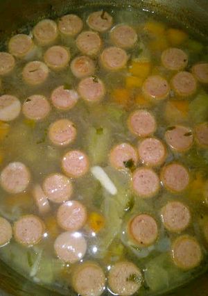 Foto resep Soup Sosis Ayam