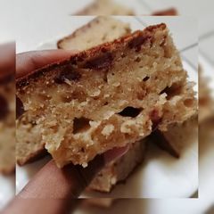 A picture of Cinnamon Dates Banana Nut Cake /bread.