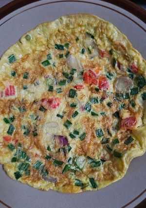 Foto resep Telur dadar paprika