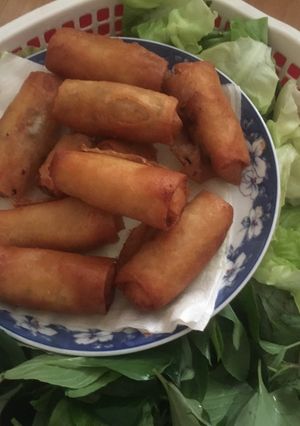 Hình của món Món Ngon Tiện Lẹ - Chả Giò Môn Tôm Thịt.