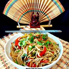 A picture of Veg Chowmein - Veg Hakka Noodles.