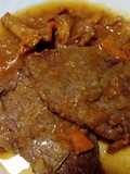 Fricandó de ternera con setas