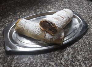 Una foto de Strudel de manzanas