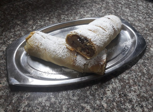 Una foto de Strudel de manzanas