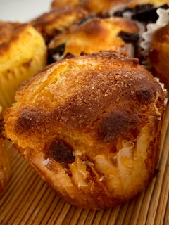 Una foto de Magdalenas de leche condensada rellenas