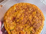 Una foto de guiso de arroz curcuma