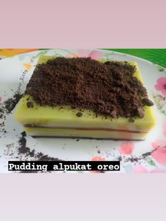 Foto resep Puding alpukat oreo