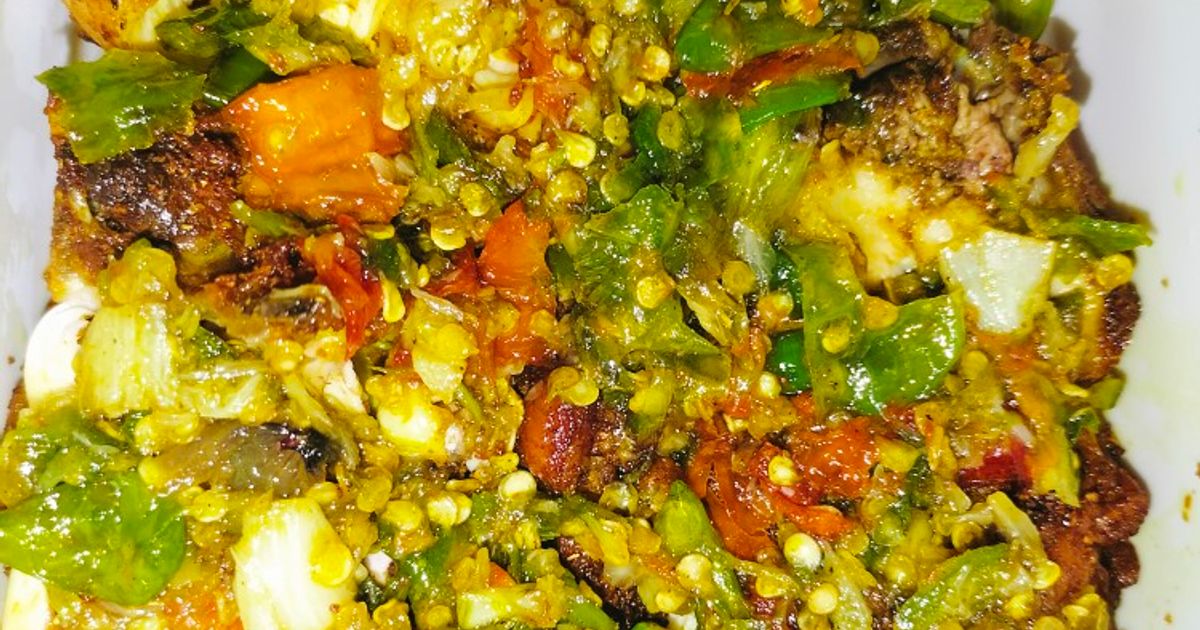 Ayam Penyet Sambal Ijo by Masak_asikk