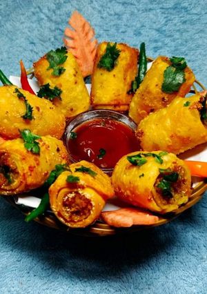 পটেটো রোল সামোসা (potato roll samosa recipe in Bengali) রেসিপির প্রধান ছবি