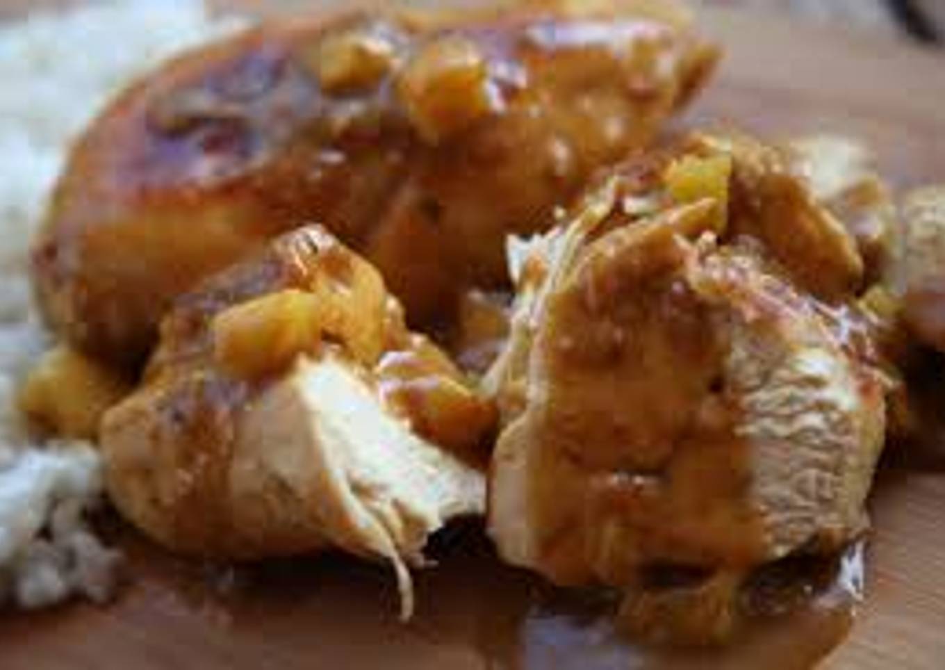 Pechugas de pollo con ajo y miel