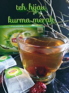 Gambar Teh hijau kurma merah