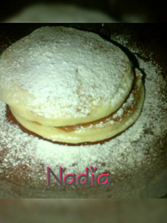 Una foto de Panqueques Americanos con Dulce de Leche (Hotcakes)
