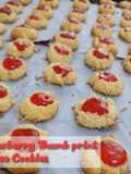 Strawberry Thumbprint Cheese Cookies