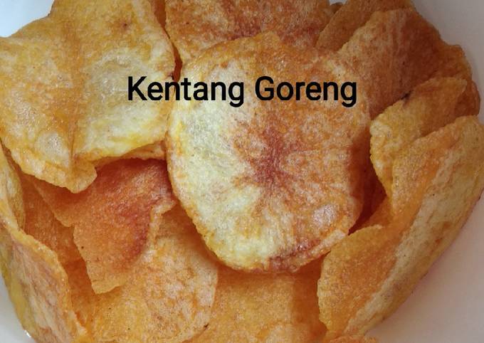 Yuk intip, Cara praktis bikin Keripik Kentang  sesuai selera