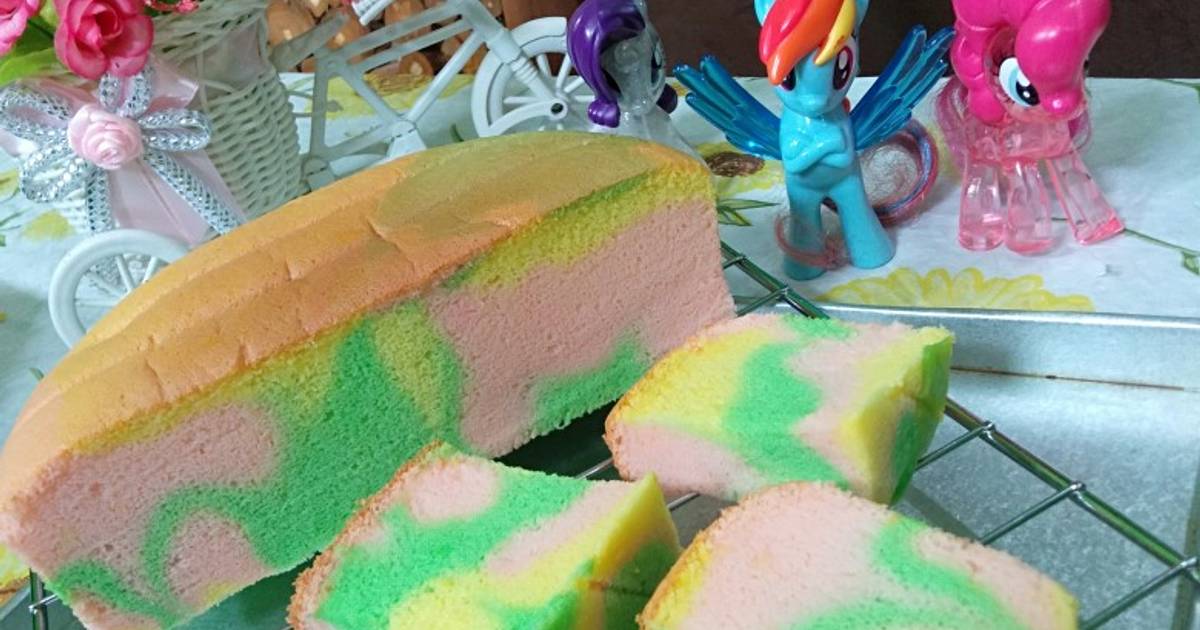 Resep Unicorn Ogura Cake 🍰 Oleh Vivi Bunda Khansa Cookpad