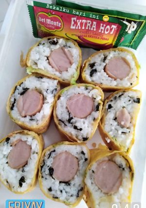 Foto resep Ide Bekal Sushi Ala Akhir Bulan