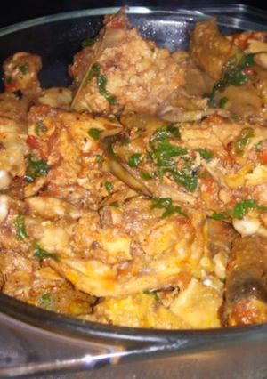 A picture of Chicken stew.