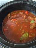 Awesome slow cooked beef brisket chilli 🌶️