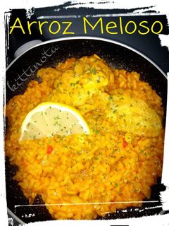 Una foto de Arroz meloso con alitas (Thermomix)