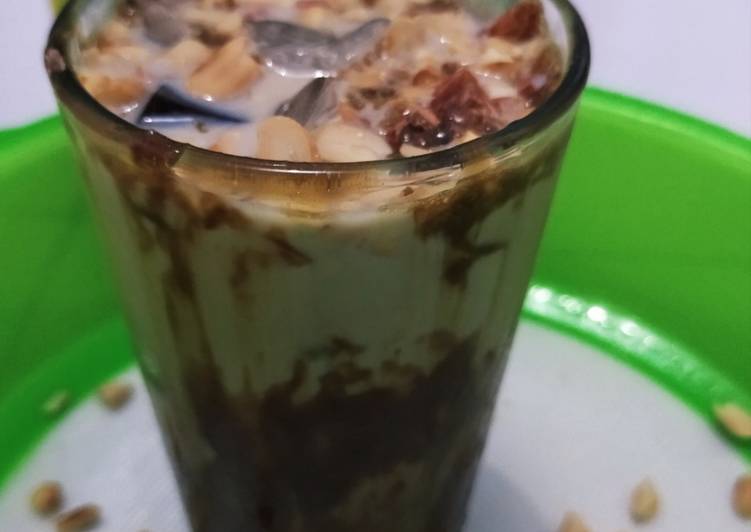 Resep: SempurnaCappuccino Ice With Peanut