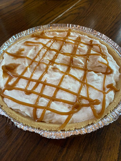 A picture of Banana Caramel Cream Pie.